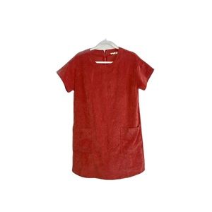 Entro Maroon Corduroy Dress